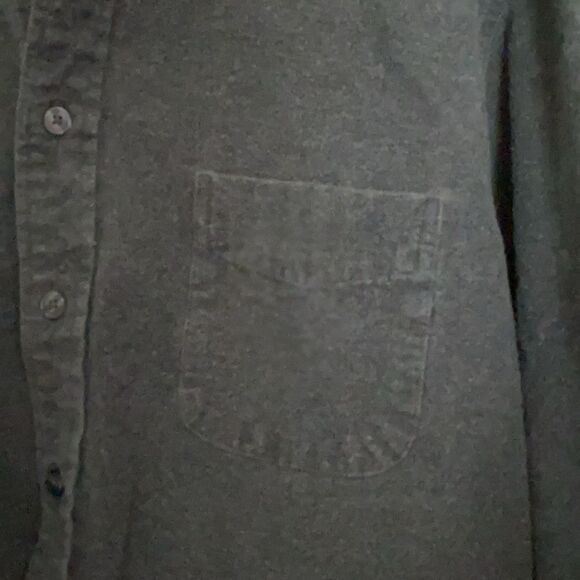 Mens Eddie Bauer tall XL Flannel like material Long sleeve button down shirts - Picture 2 of 7